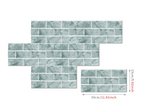 Retro Brick Water-Resistant PVC Wall Tiles (Set of 6)