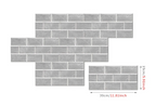 Retro Brick Water-Resistant PVC Wall Tiles (Set of 6)