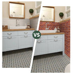 Retro Brick Water-Resistant PVC Wall Tiles (Set of 6)