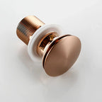 Rose Gold Solid Brass Pop-Up Sink Drain