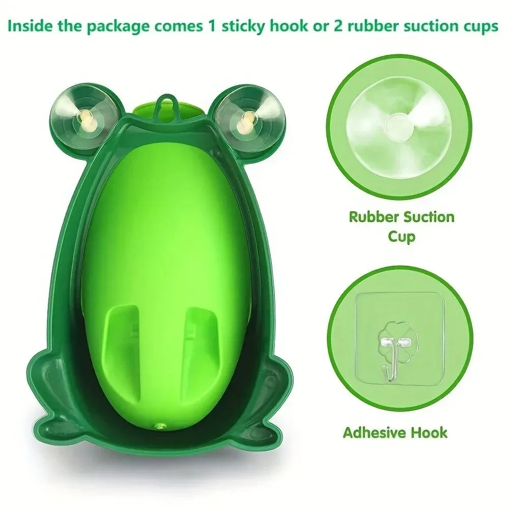 Rotating Target BPA-Free Toddler Urinal (Suction Cups & Hook)
