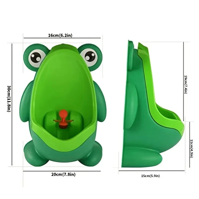 Rotating Target BPA-Free Toddler Urinal (Suction Cups & Hook)