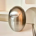 Rust-Resistant 304 Stainless Steel Mini Trash Can (Swing Lid)
