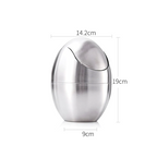 Rust-Resistant 304 Stainless Steel Mini Trash Can (Swing Lid)