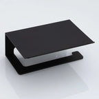 Rust-Resistant Aluminium Wall-Mount Toilet Paper Holder (Integrated Shelf)
