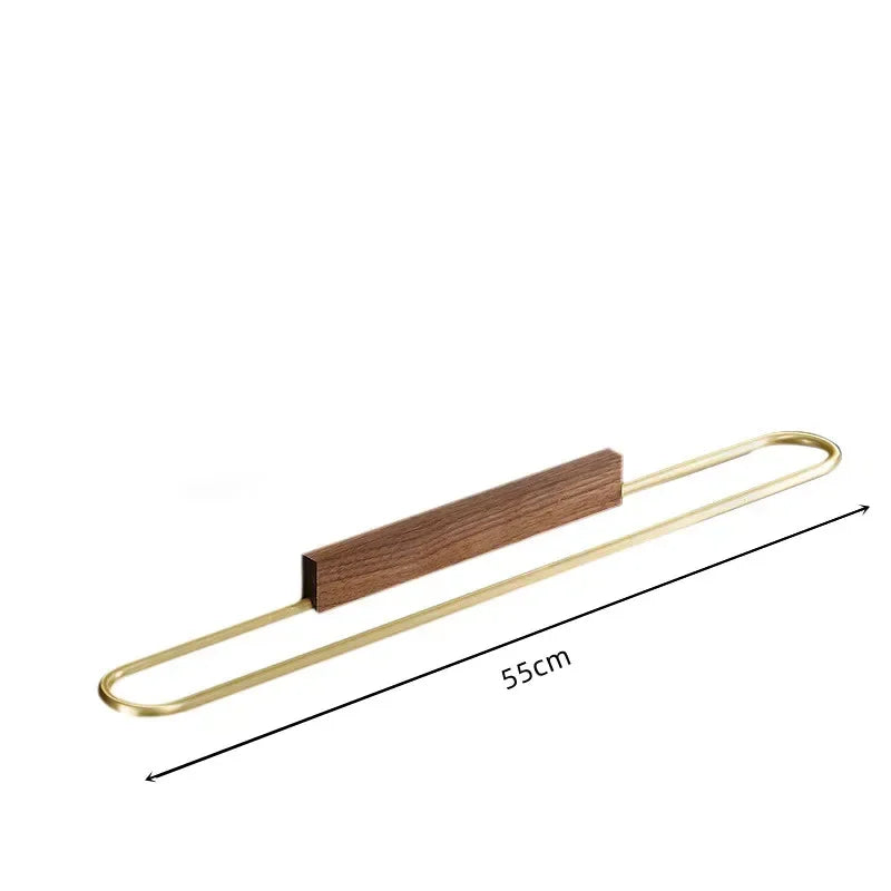 Rust-Resistant Aluminum & Solid Wood Towel Stand (Under 20 In)