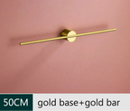 Rust-Resistant Aluminum Swing-Arm Towel Bar With Hook (Wall-Mount)