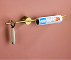 Rust-Resistant Aluminum Swing-Arm Towel Bar With Hook (Wall-Mount)