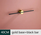 Rust-Resistant Aluminum Swing-Arm Towel Bar With Hook (Wall-Mount)