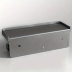 Rust-Resistant Aluminum Wall-Mounted Toilet Paper Holder with Shelf