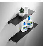 Rust-Resistant Aluminum & Water-Drainage Bathroom Wall Shelf