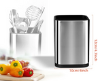 Rust-Resistant Antibacterial Stainless Steel Knife Block (Fits Up To 8-Inch Blades)