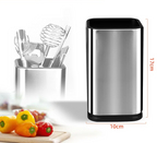 Rust-Resistant Antibacterial Stainless Steel Knife Block (Fits Up To 8-Inch Blades)