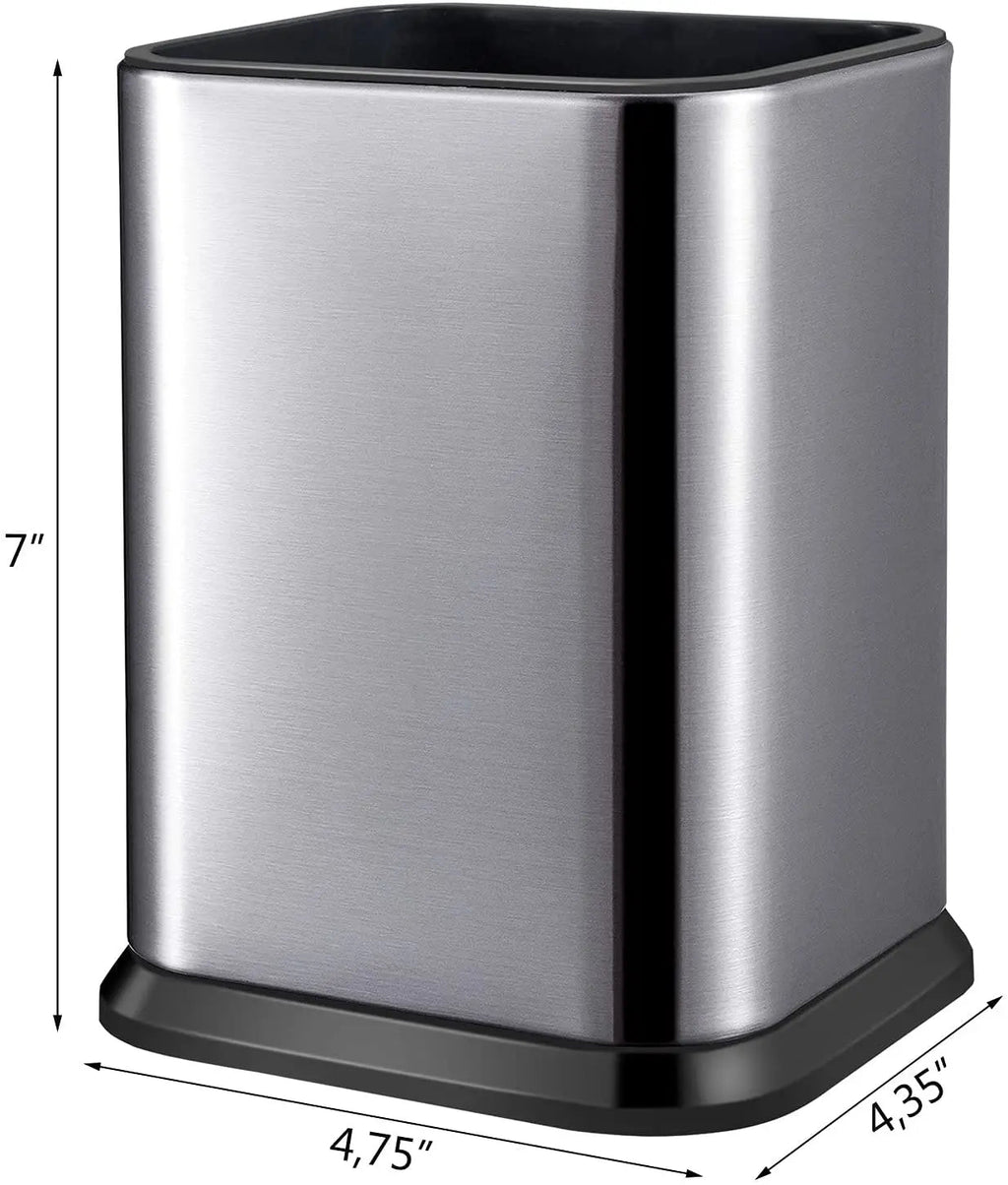 Rust-Resistant Antibacterial Stainless Steel Knife Block (Fits Up To 8-Inch Blades)