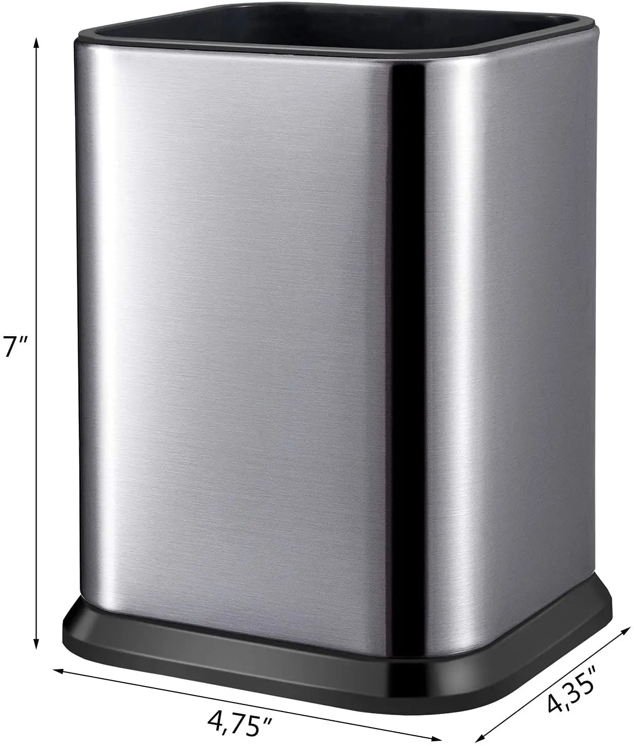 Rust-Resistant Antibacterial Stainless Steel Knife Block (Fits Up To 8-Inch Blades)