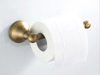 Rust-Resistant Brushed Antique Brass Bathroom Hardware Set (3-Piece)