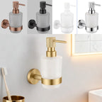 Rust-Resistant Brushed Rose Gold Bathroom Hardware Set (Wall-Mount)