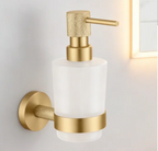 Rust-Resistant Brushed Rose Gold Bathroom Hardware Set (Wall-Mount)