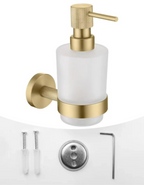 Rust-Resistant Brushed Rose Gold Bathroom Hardware Set (Wall-Mount)