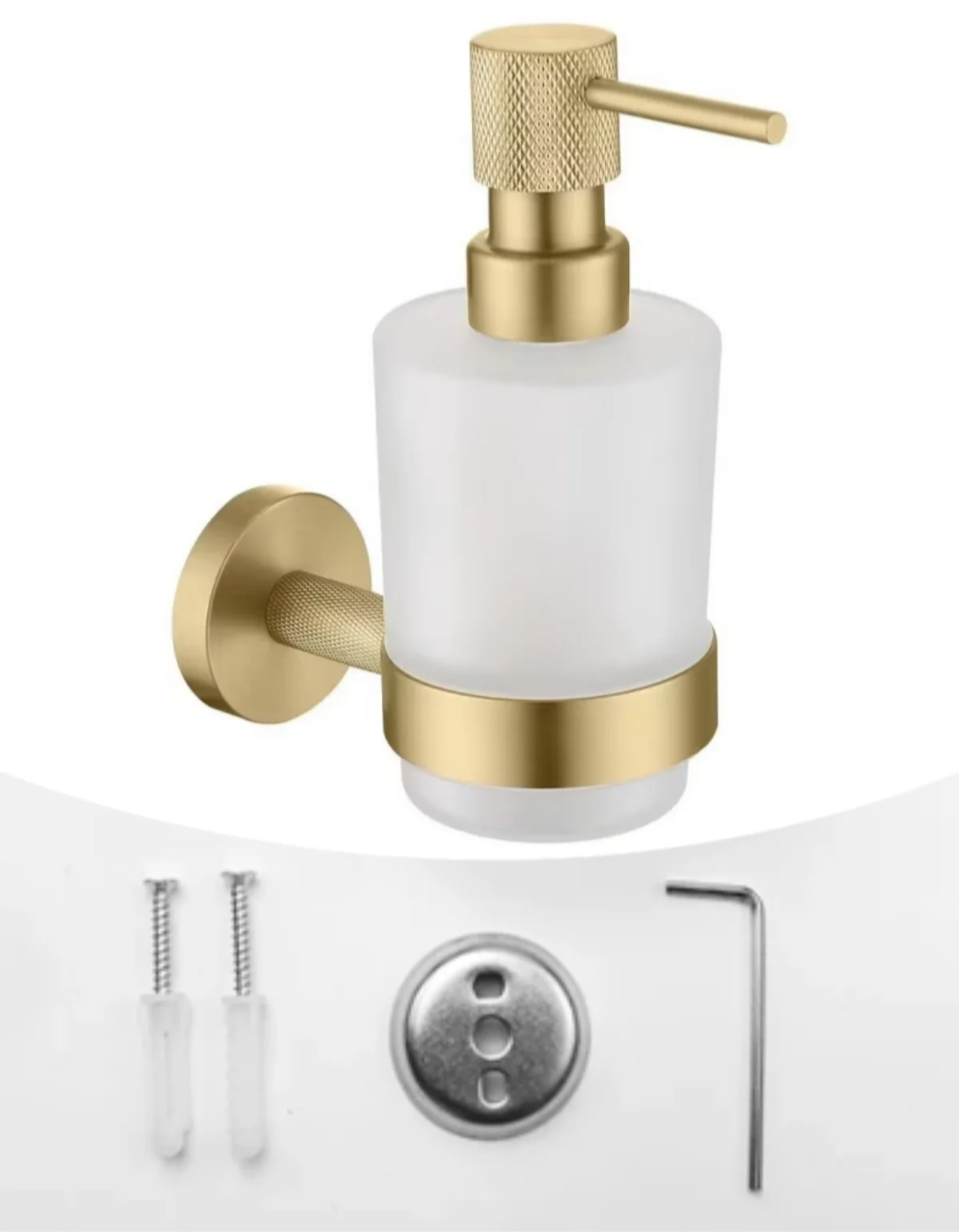 Rust-Resistant Brushed Rose Gold Bathroom Hardware Set (Wall-Mount)
