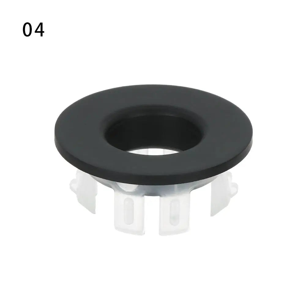 Rust-Resistant Copper Alloy & Tool-Free Sink Overflow Cover (Fits 23-25 mm Holes)