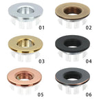 Rust-Resistant Copper Alloy & Tool-Free Sink Overflow Cover (Fits 23-25 mm Holes)