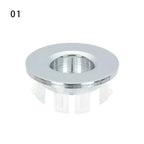 Rust-Resistant Copper Alloy & Tool-Free Sink Overflow Cover (Fits 23-25 mm Holes)