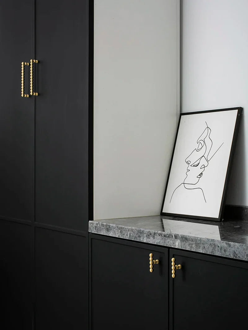 Rust-Resistant Solid Brass Cabinet & Drawer Knob