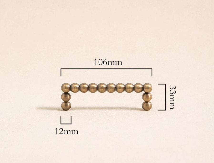 Rust-Resistant Solid Brass Cabinet & Drawer Knob