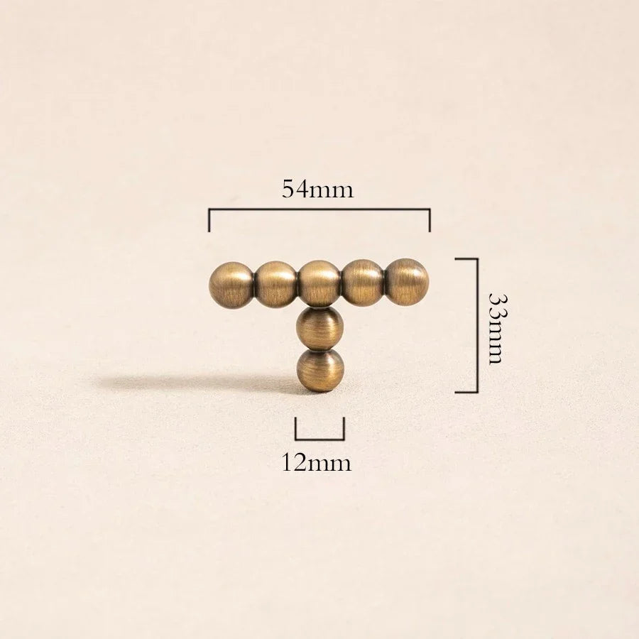 Rust-Resistant Solid Brass Cabinet & Drawer Knob