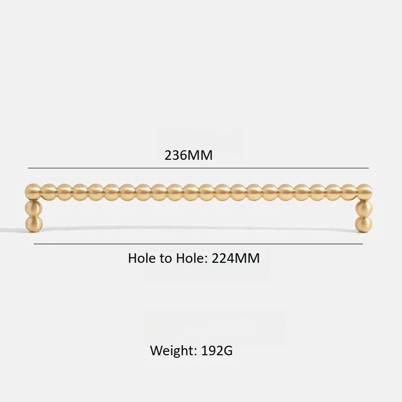 Rust-Resistant Solid Brass Cabinet & Drawer Knob