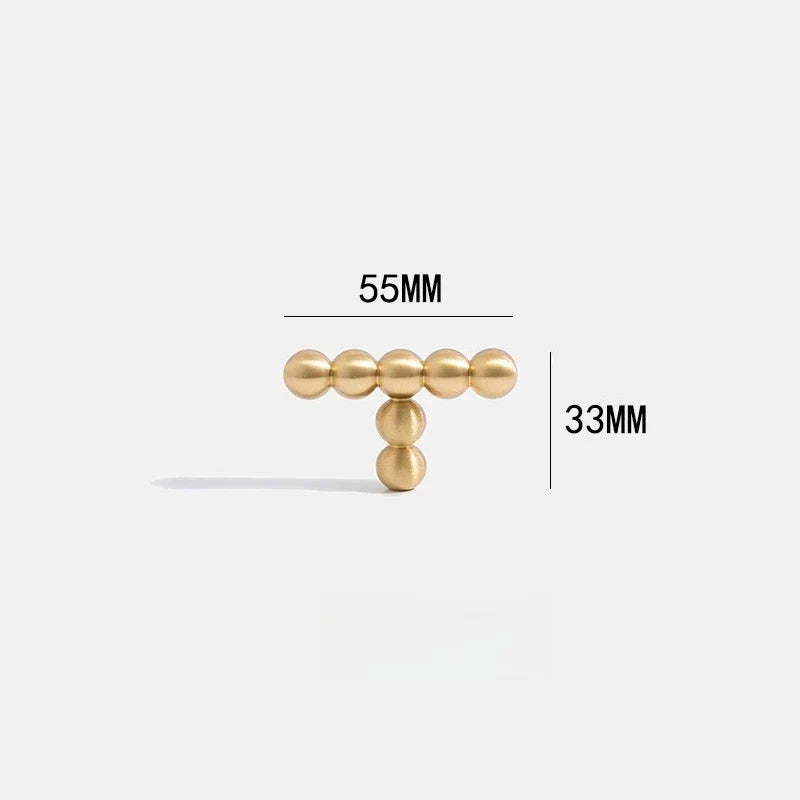 Rust-Resistant Solid Brass Cabinet & Drawer Knob