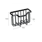 Rust-Resistant Stainless Steel Sink Organizer (Drill-Free Mounting)