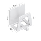 Rustproof 304 Stainless Steel Self-Adhesive Sponge & Towel Holder