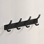 Rustproof Aluminum Nail-Mounted Hook Rack (7 Hooks)