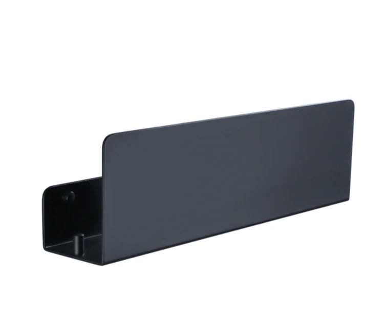 Rustproof Aluminum Space-Saving Wall Shelf Organizer With Hooks