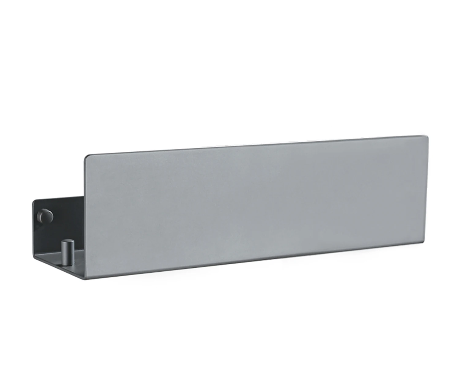 Rustproof Aluminum Space-Saving Wall Shelf Organizer With Hooks