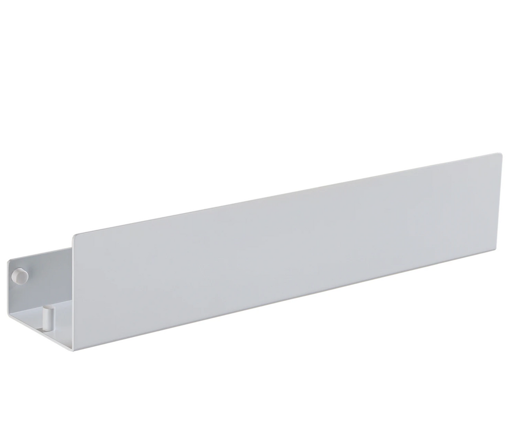 Rustproof Aluminum Space-Saving Wall Shelf Organizer With Hooks