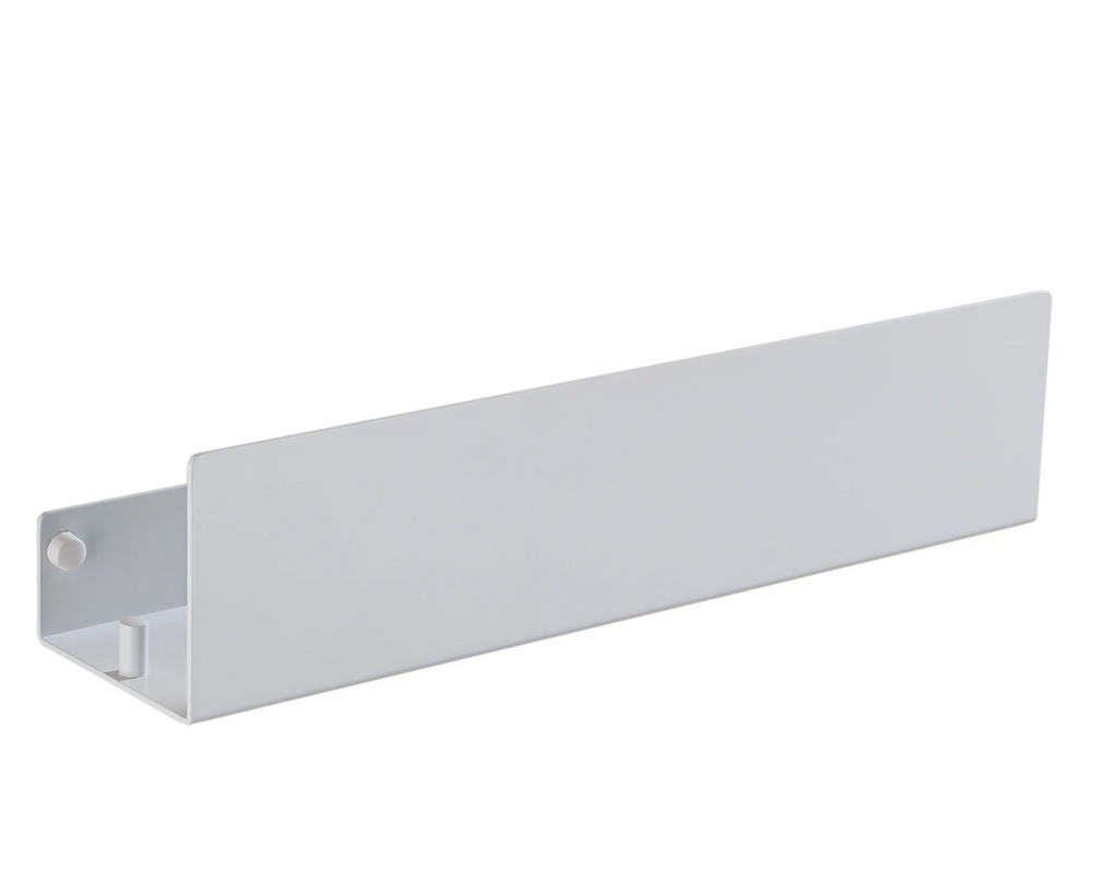 Rustproof Aluminum Space-Saving Wall Shelf Organizer With Hooks