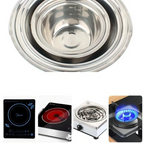 Rustproof Stainless Steel Stackable Mixing Bowls (Set of 5)