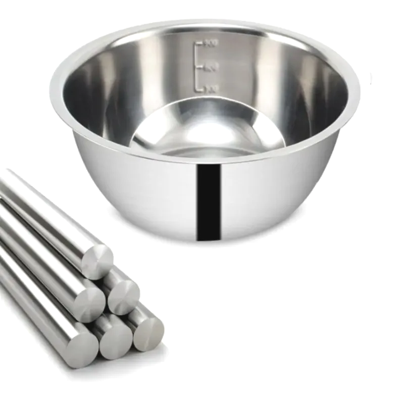 Rustproof Stainless Steel Stackable Mixing Bowls (Set of 5)