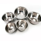 Rustproof Stainless Steel Stackable Mixing Bowls (Set of 5)