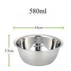 Rustproof Stainless Steel Stackable Mixing Bowls (Set of 5)