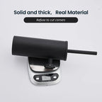 Rustproof Stainless Steel Toilet Brush & Holder (Removable Inner Cup)