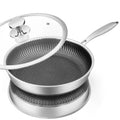 Scratch-Resistant Honeycomb Nonstick Frying Pan
