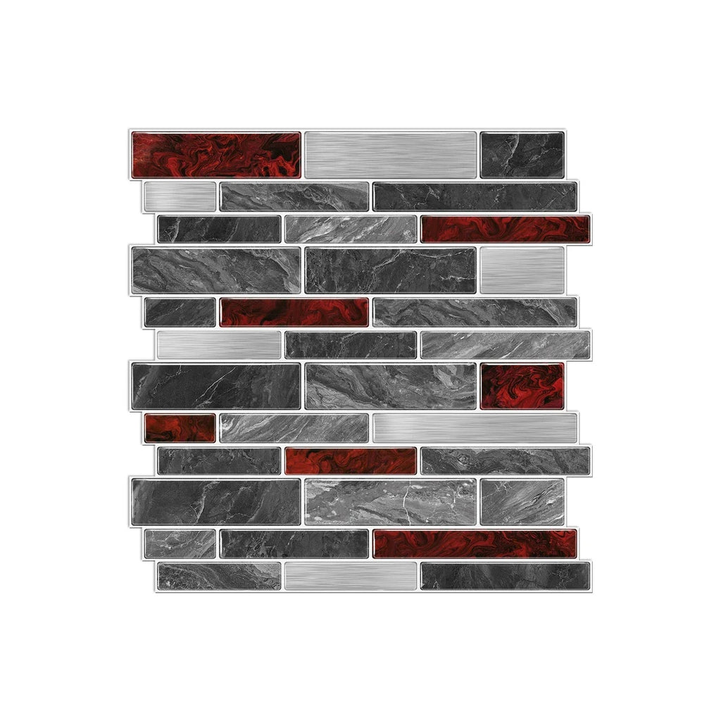 Self-Adhesive Black & White Marble Wall Stickers