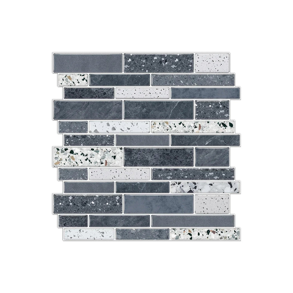 Self-Adhesive Black & White Marble Wall Stickers