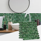 Self-Adhesive Black & White Marble Wall Stickers