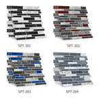 Self-Adhesive Black & White Marble Wall Stickers