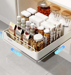 Self-Adhesive Carbon Steel Pull-Out Kitchen Organizer (No-Drill)